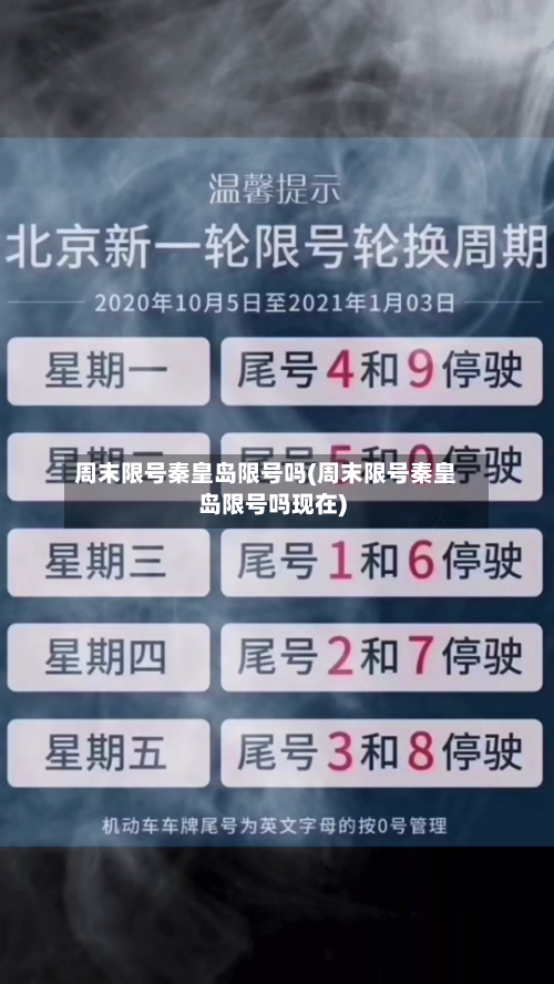 周末限号秦皇岛限号吗(周末限号秦皇岛限号吗现在)-第3张图片
