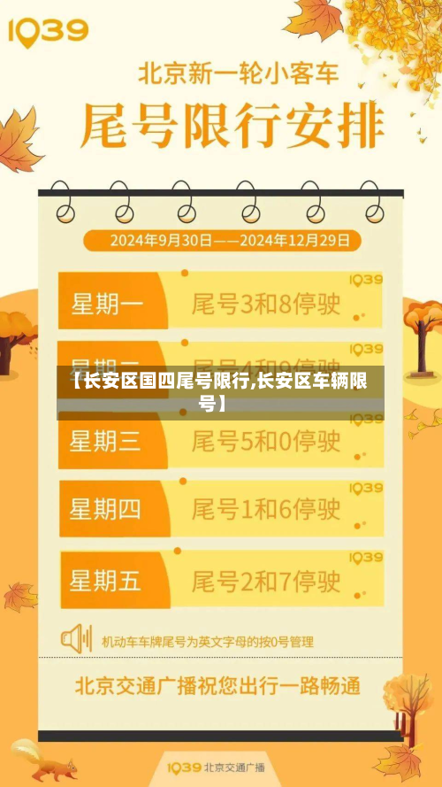 【长安区国四尾号限行,长安区车辆限号】