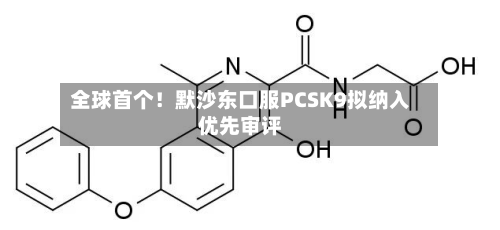 全球首个!默沙东口服PCSK9拟纳入优先审评