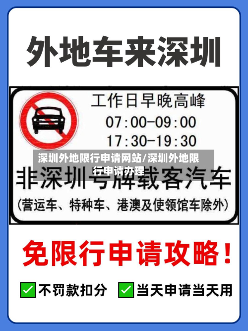 深圳外地限行申请网站/深圳外地限行申请办理-第3张图片