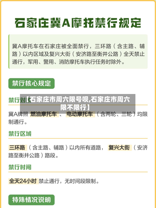 【石家庄市周六限号呗,石家庄市周六限不限行】