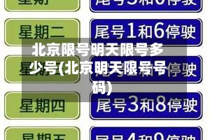 北京限号明天限号多少号(北京明天限号号码)-第3张图片