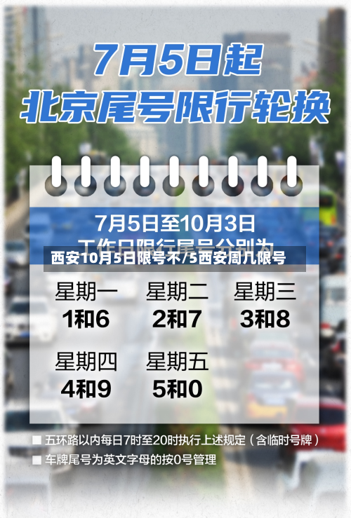 西安10月5日限号不/5西安周几限号-第2张图片