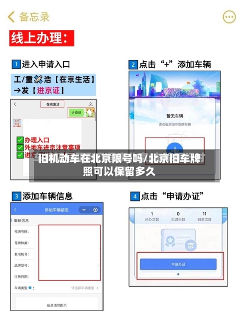 旧机动车在北京限号吗/北京旧车牌照可以保留多久