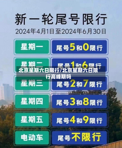 北京星期六日限行/北京星期六日限行高峰期吗