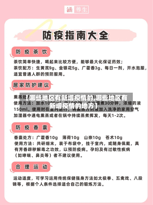 【哪些地区有新增疫情的,哪些地区有新增疫情的地方】
