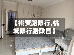 【桃贾路限行,桃城限行路段图】-第2张图片