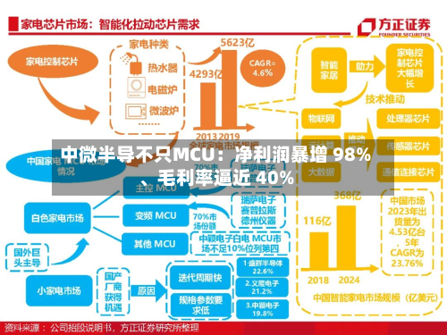 中微半导不只MCU：净利润暴增 98%	、毛利率逼近 40%-第2张图片