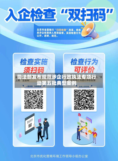 司法部发布规范涉企行政执法专项行动第五批典型案例